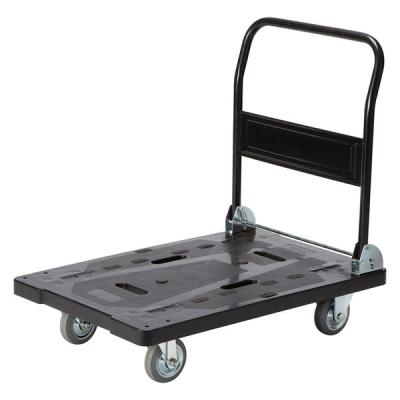 現場のチカラ　樹脂台車（ハンドル折りたたみ）　静音タイプ　300kg荷重 オリジナル