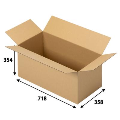 【160サイズ】現場のチカラ 1100×1100パレット積載向けダンボール 1段：4箱 718×358×354mm 1梱包（10枚） オリジナル