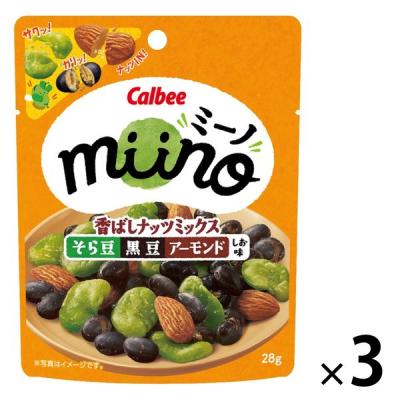 LOHACO - 素材スナック菓子 miino ミーノ 香ばしナッツミックス そら豆