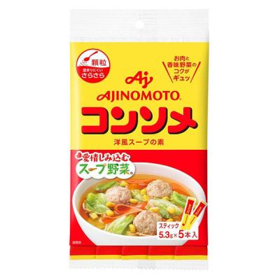 コンソメ 顆粒スティック 5本入り袋 1セット（3個入）　味の素