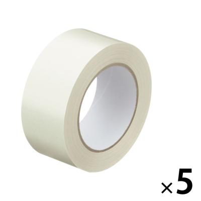 アスクル クロステープ半透明 50mm×25m 1セット(1巻×5) オリジナル