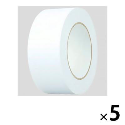アスクル 重ね貼りできるクラフトテープ 白 1セット(1巻×5) オリジナル