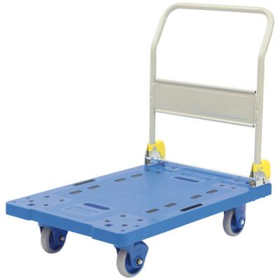 金沢車輌 大型静音樹脂台車(ハンドル折畳式) NP-301GS-LH 1台 オリジナル