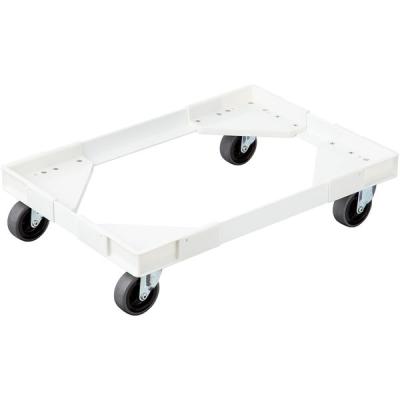 岐阜プラスチック工業 折りたたみコンテナ用キャリー 50L用 エラストマーキャスター アングルキャリーL 3E 4Z 50L 1台 オリジナル