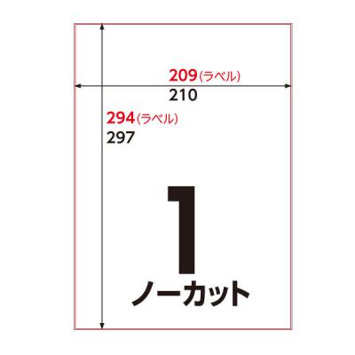 アスクル マルチラベルプリンターラベル ノーカット 100枚 U248-404-RB01 1セット(100シート入×5袋) オリジナル