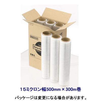 司化成工業 ストレッチフィルム 15μ 500×300 6巻 AD155 1箱(6本入) オリジナル
