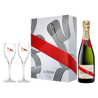 マム コルドン ルージュ グラス２脚セット 1セット シャンパン 箱入 ペルノリカール