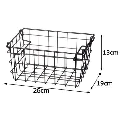 【収納バスケット】　ワイヤーバスケット　スリム　浅型　ERC-04　1個 オリジナル