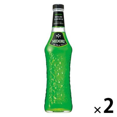 サントリー ミドリ メロンリキュール 700ml 1セット（2本）