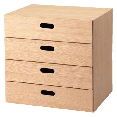 無印良品　スタッキングチェスト LOHACO - 無印良品 スタッキングチェスト （引出し4段タイプ） オーク