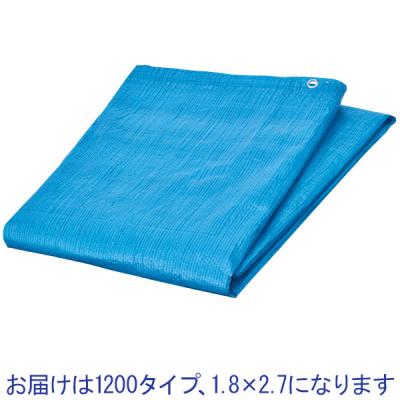 アスクル ブルーシート 1200タイプ薄手 1.8×2.7m 11BA1827 1枚 オリジナル