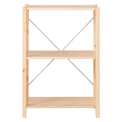 LOHACO - 無印良品 パイン材ユニットシェルフ奥行25cmタイプ 58cm幅 小