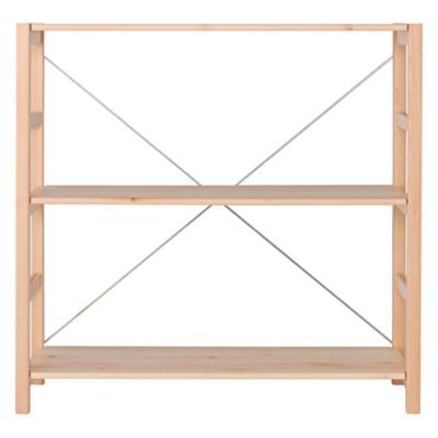 LOHACO - 無印良品 パイン材ユニットシェルフ奥行25cmタイプ 86cm幅 小