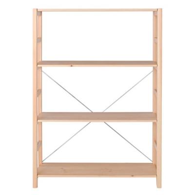 LOHACO - 無印良品 パイン材ユニットシェルフ奥行25cmタイプ 86cm幅 中