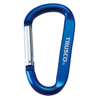 トラスコ中山 TRUSCO カラビナ 線径8mm×80m ブルー TKN880BL 1個
