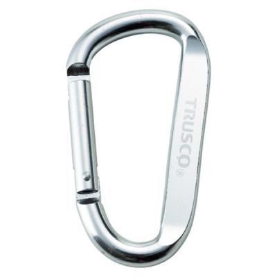 トラスコ中山 TRUSCO カラビナ 線径8mm×80m シルバー TKN880SV 1個