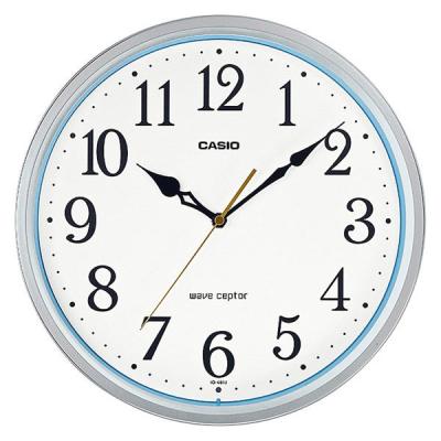 カシオ計算機 カシオ 電波クロック IQー481Jー8JF(シルバー/ブルー) IQ-481J-8JF 1個