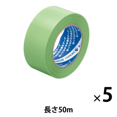 寺岡製作所 貼ってはがせる養生テープ(若葉)50M巻 1901 1セット(1巻×5) オリジナル
