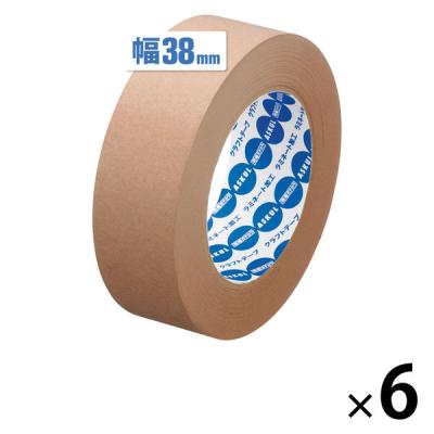 アスクル クラフトテープ38x50 6巻パック K50AS02 1パック(6巻入) オリジナル