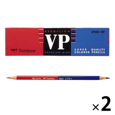 LOHACO - 事務・学習用えんぴつ 赤青鉛筆（朱藍7:3） 8900-VP7/3 1