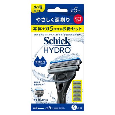 シック・ジャパン シック ハイドロ 普通肌 コンボパック 本体+替刃5個 50030257 1個