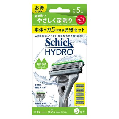 シック・ジャパン シック ハイドロ 敏感肌 コンボパック 本体+替刃5個 50030262 1個