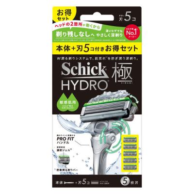 シック・ジャパン シック ハイドロ極 敏感肌 コンボパック 本体+替刃5個 50030272 1個