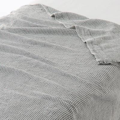 無印良品　ワッフル織　ケット　Ｄ　１８０×２００ｃｍ　グレー LOHACO - 無印良品 ワッフル織 ケット D 180×200cm グレー
