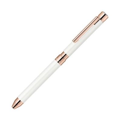 【アウトレット】多機能ボールペン SHARBO X（シャーボX） SL6 2色+シャープ 替え芯別売り レザーホワイト軸 SB36-LW 1本 ゼブラ