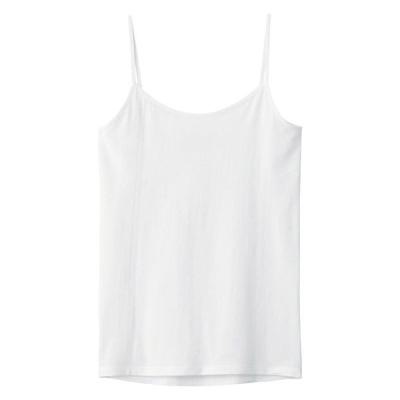 無印良品 レディース 婦人 ストレッチキャミソール Ｓ 白 良品計画