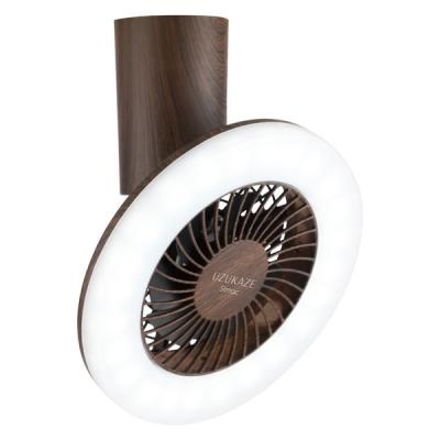 シーリングファンライト 昼光色LED リモコン付 調光 風量6段階 UZUKAZE mini スワン電器 FCE-232BR 1台