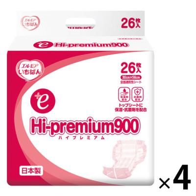 エルモアいちばん　+eHi-premium900 455171 1セット(104枚：26枚入×4パック) カミ商事