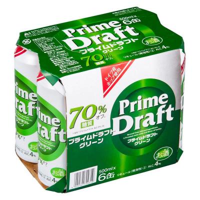【アウトレット】 プライムドラフト グリーン 500ml 1セット（6本）