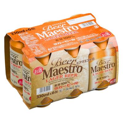 【アウトレット】 川商フーズ ビアマエストロ ラガー 330ml 1セット（6本）