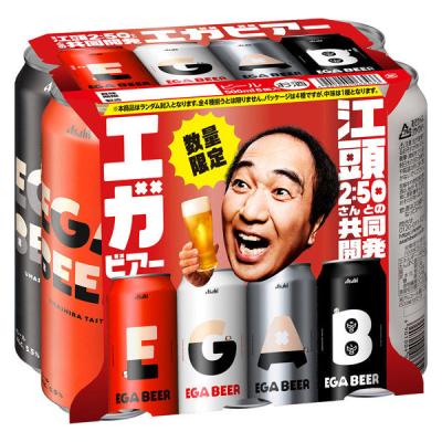 LOHACO - (数量限定)ビール アサヒ エガビール EGA BEER 2026 缶 500ml 6本