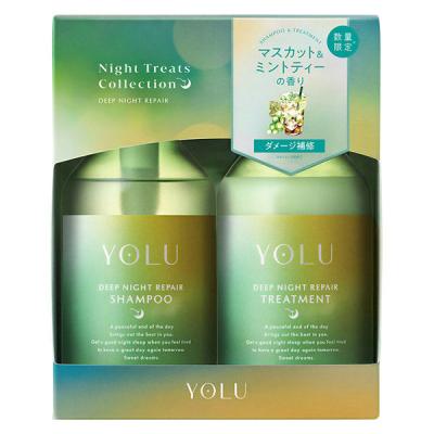 YOLU（ヨル） トリーツサマー ディープナイトリペア ヘアケアセット 400ml+400g I-ne