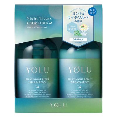 YOLU（ヨル） トリーツサマー リラックスナイトリペア ヘアケアセット 440ml+440g I-ne