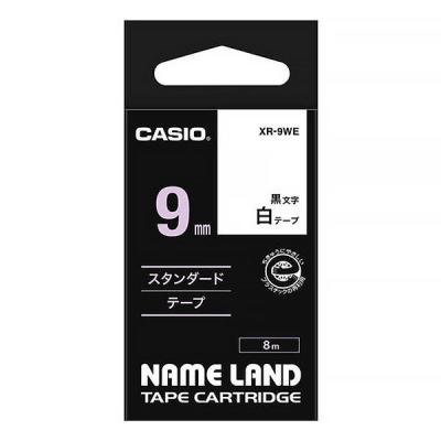LOHACO - カシオ CASIO ネームランド テープ 強粘着 幅9mm 黄ラベル