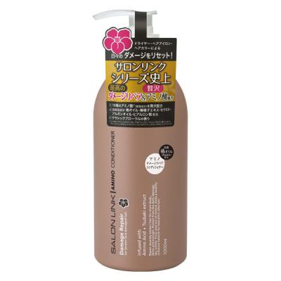 サロンリンク アミノ ダメージリペア 椿コンディショナー クラシックフローラルの香り ポンプ 1000ml 大容量 熊野油脂
