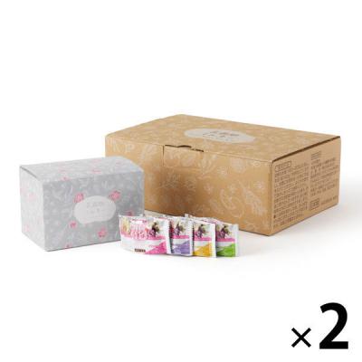 【ロハコ先行発売】【大容量アソート】花週間 1セット（96錠（4種類・各24錠） ×2個）発泡入浴剤 乳白色 （にごりタイプ） 限定