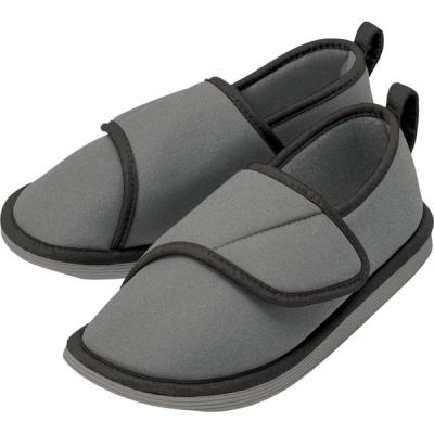 竹虎 転倒予防シューズ つま先つき グレー S 091392 1足 W1799