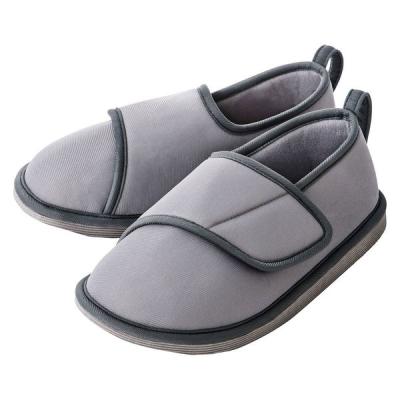 竹虎 転倒予防シューズ つま先つき グレー L 091394 1足 W1799