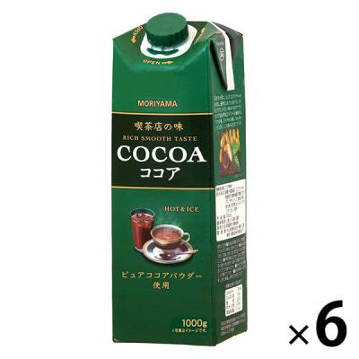 守山乳業 喫茶店の味 ココア 1000g 1箱（6本入）