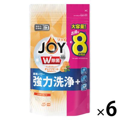 食洗機用ジョイ JOY オレンジピール成分入り 詰め替え 特大 930g 1セット（1個×6） 食洗機用洗剤 P＆G