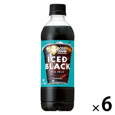 サントリーフーズ ボス スタンド アイス ド ブラック 450ml 1セット（6本）