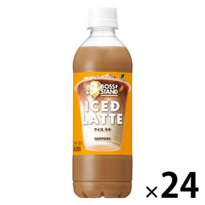 サントリーフーズ ボス スタンド アイス ド ラテ 450ml 1箱（24本入）