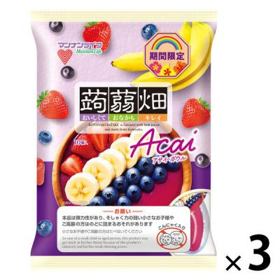 LOHACO - ゼリー 個包装 お配り菓子 蒟蒻畑 アサイーボウル 1セット（1