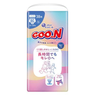 LOHACO - グーン おむつ パンツ BIG（12〜22kg）1パック（38枚入）長
