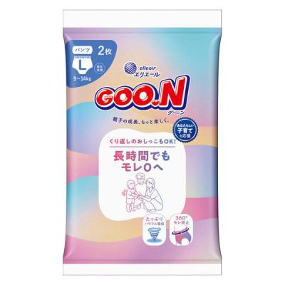 LOHACO - グーン おむつ パンツ Lサイズ（9〜14kg）1パック（2枚入）長