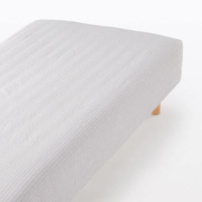 【送料込み】無印良品　セミダブルベッド 無印のシーツ、高反発マット付 LOHACO - 無印良品 シーツ セミダブル（ボックスシーツ（ベッド用
